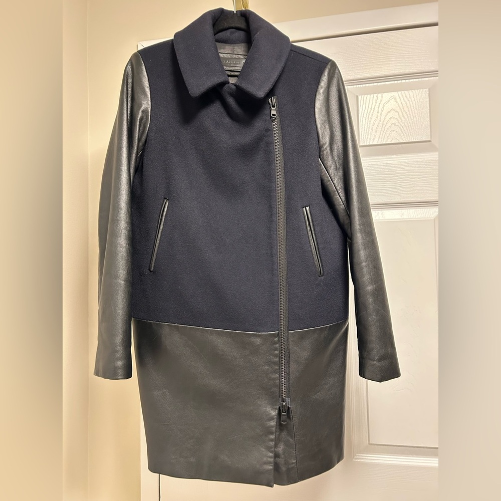 Danier Women's Wool and Leather Jacket - Picture 1 of 15